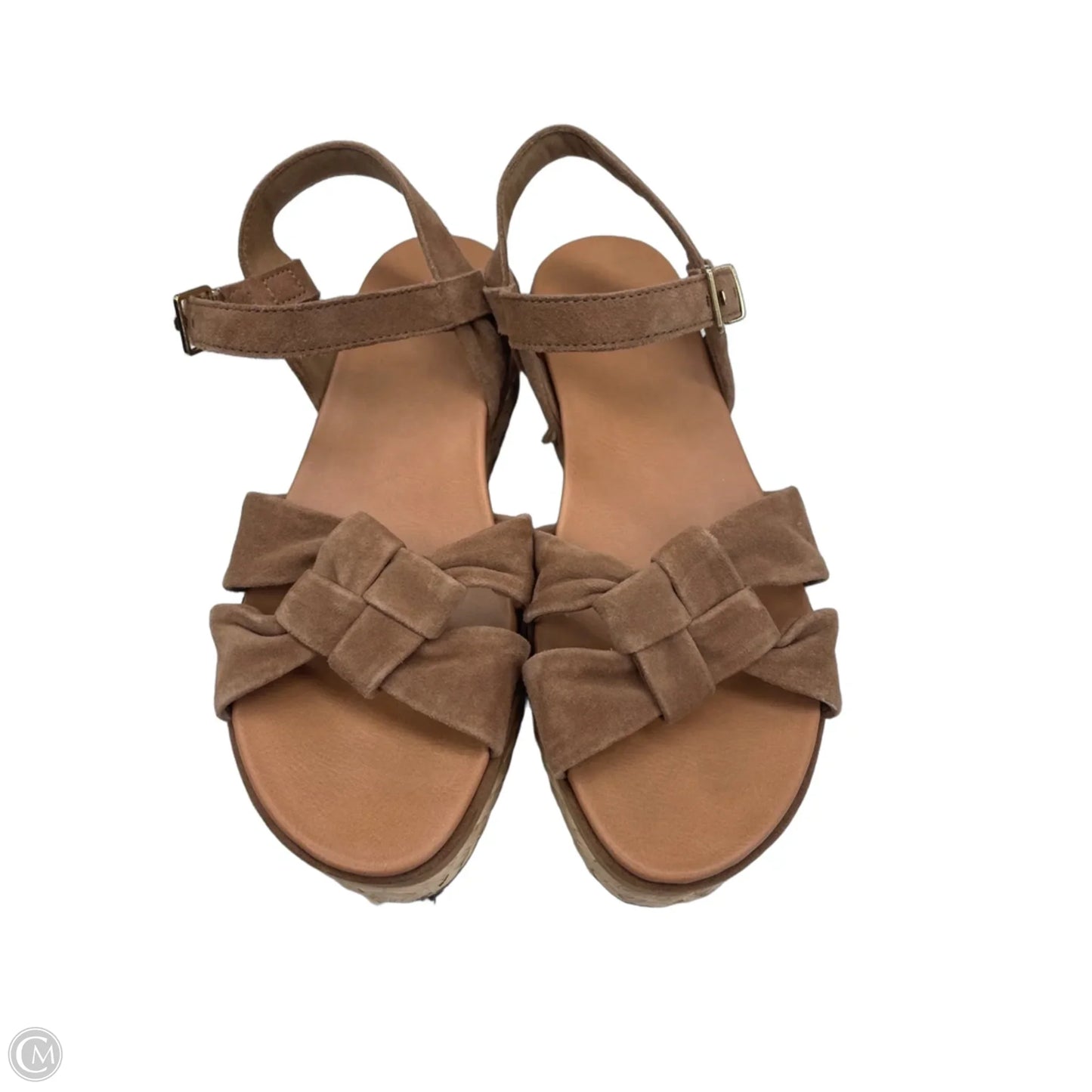 Sandals Designer By Ugg In Brown, Size: 10