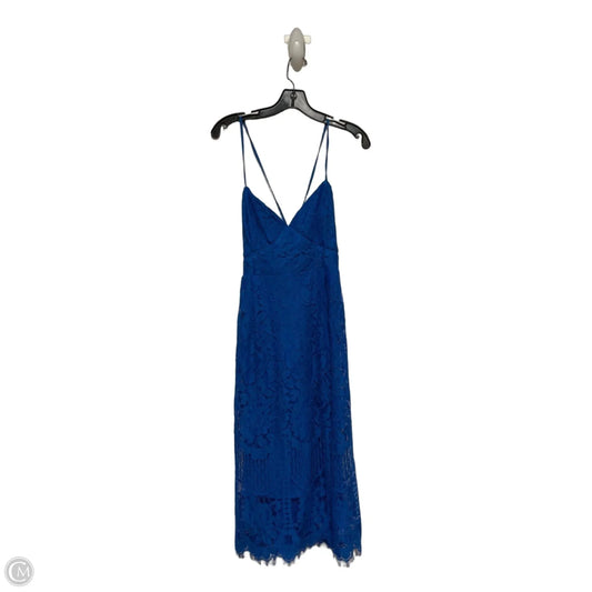 Dress Casual Midi By Black Tape In Blue, Size: L