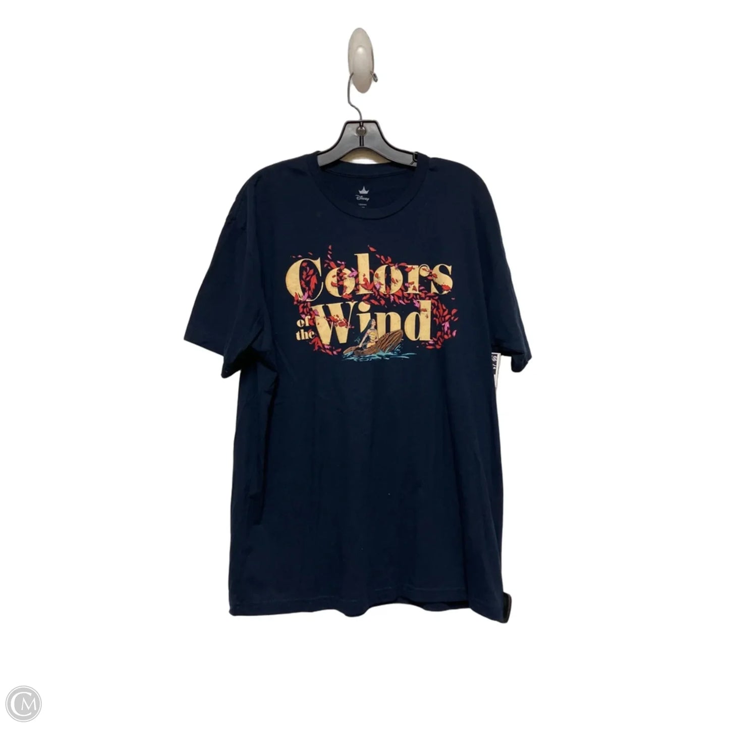 Top Short Sleeve Basic By Disney In Navy, Size: Xl