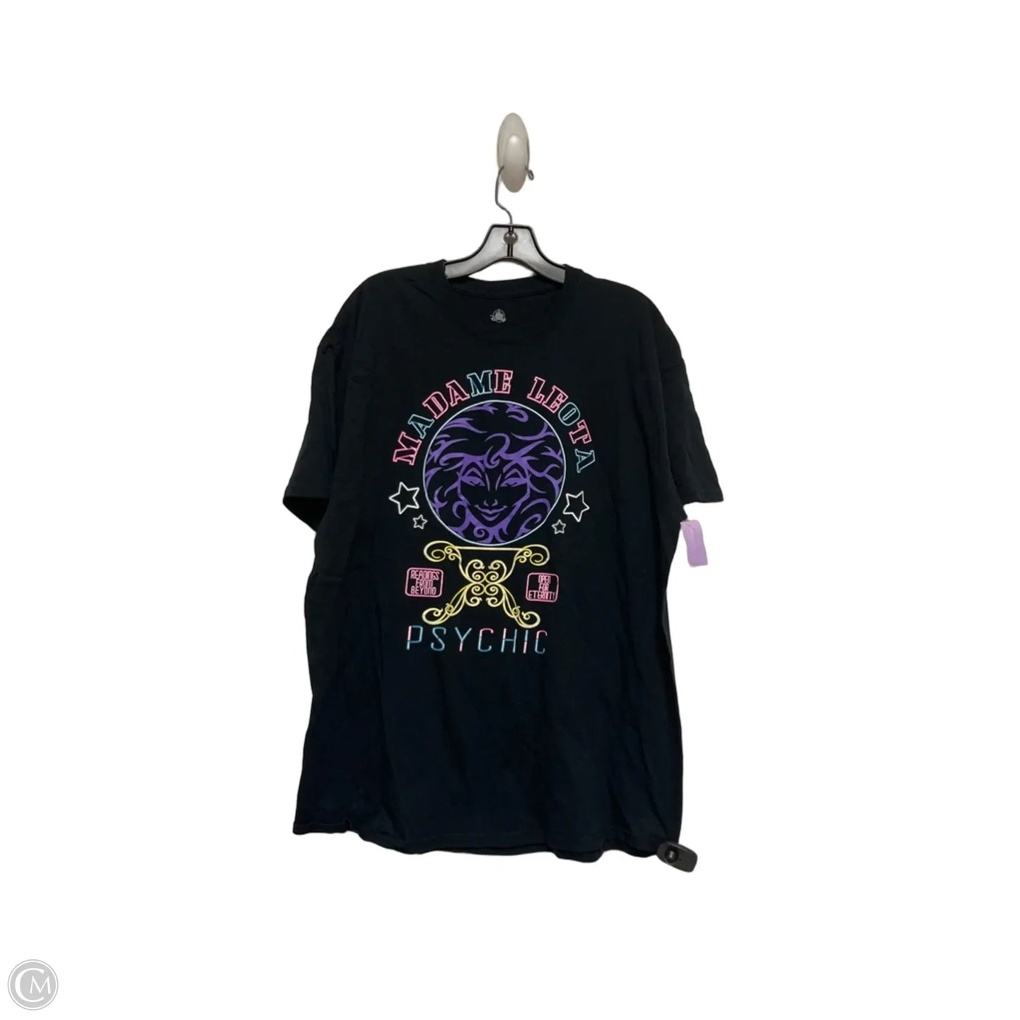 Top Short Sleeve Basic By Disney Store In Black, Size: Xl