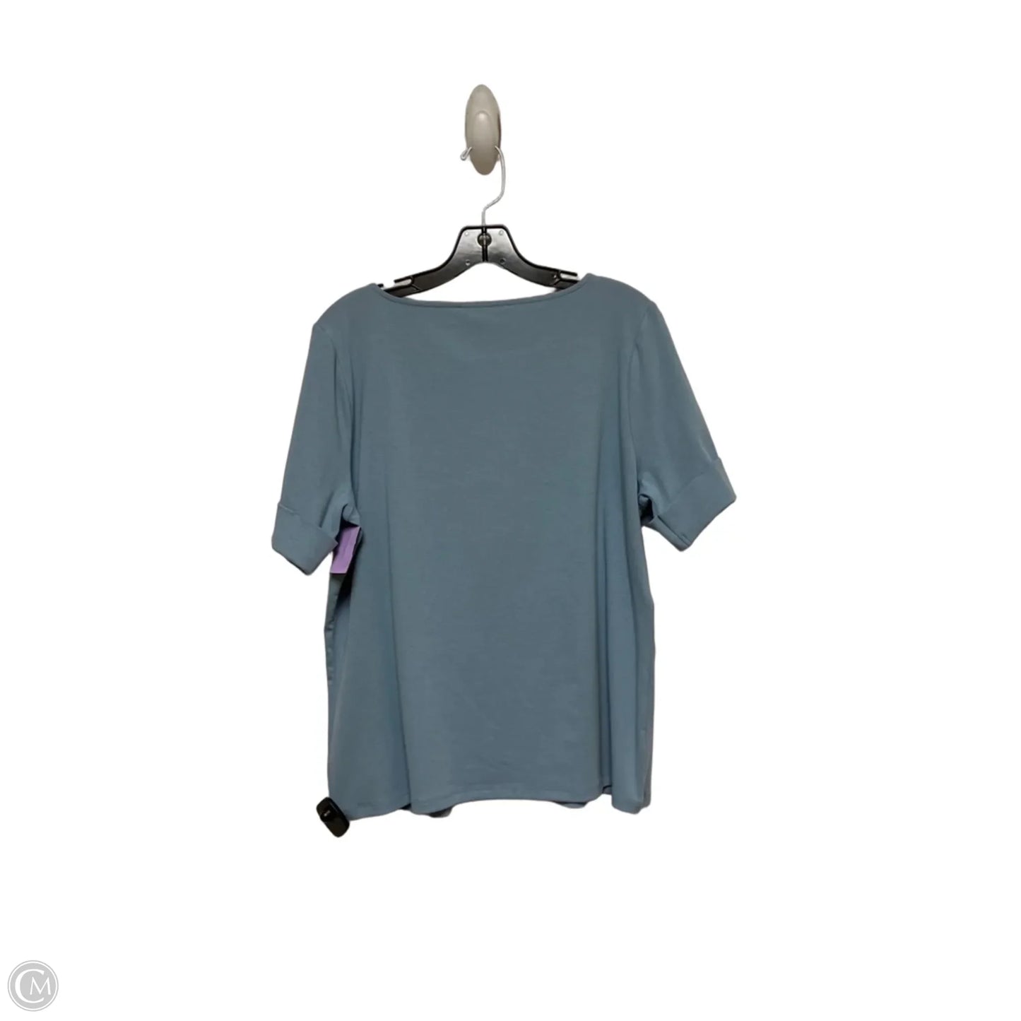 Top Short Sleeve By Michael By Michael Kors In Blue, Size: Xl