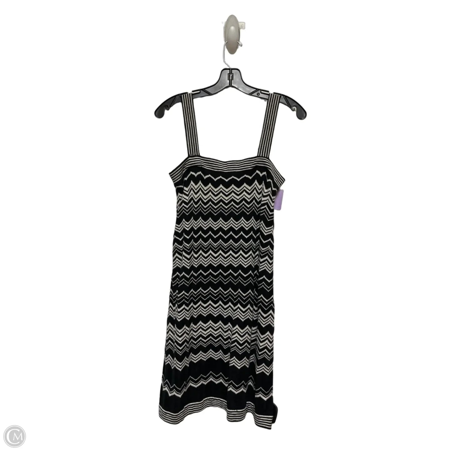 Dress Luxury Designer By Missoni In Black & White, Size: M