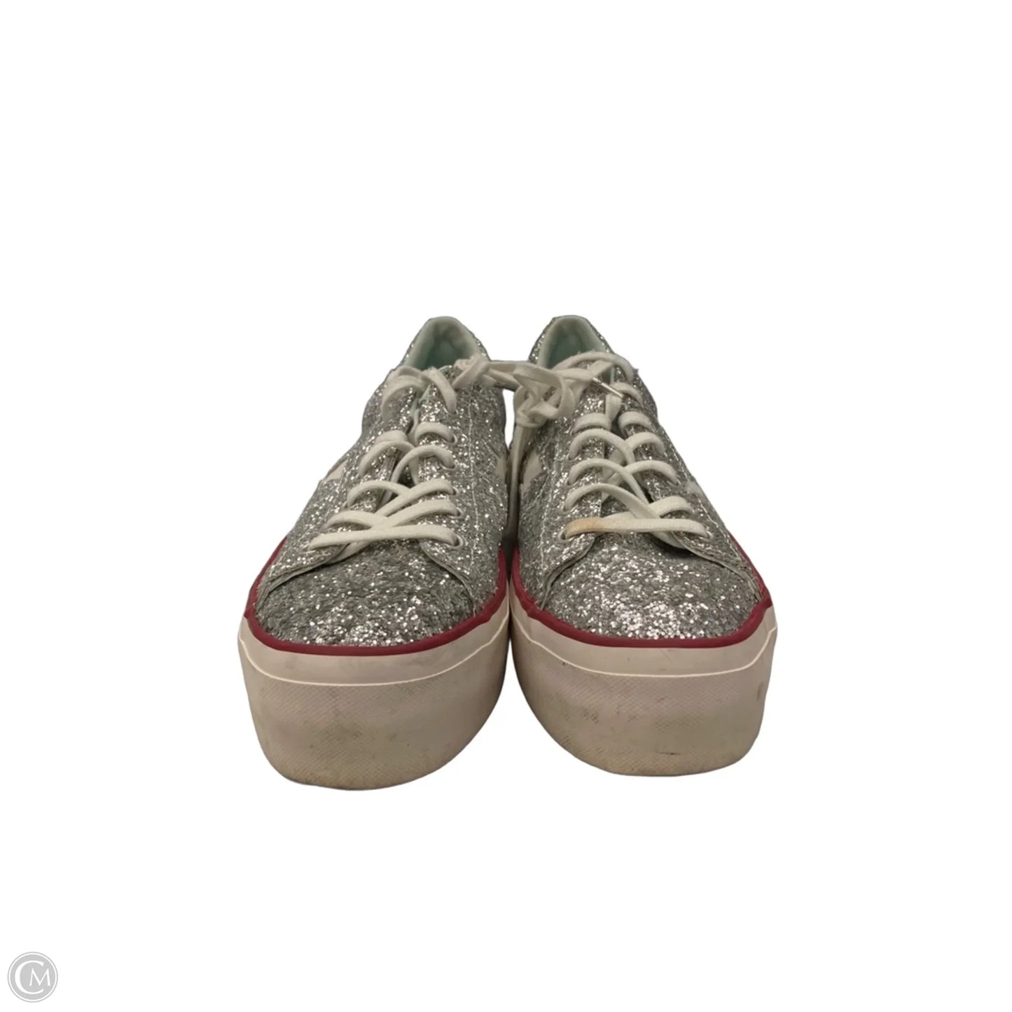 Shoes Sneakers By Converse In Silver, Size: 10
