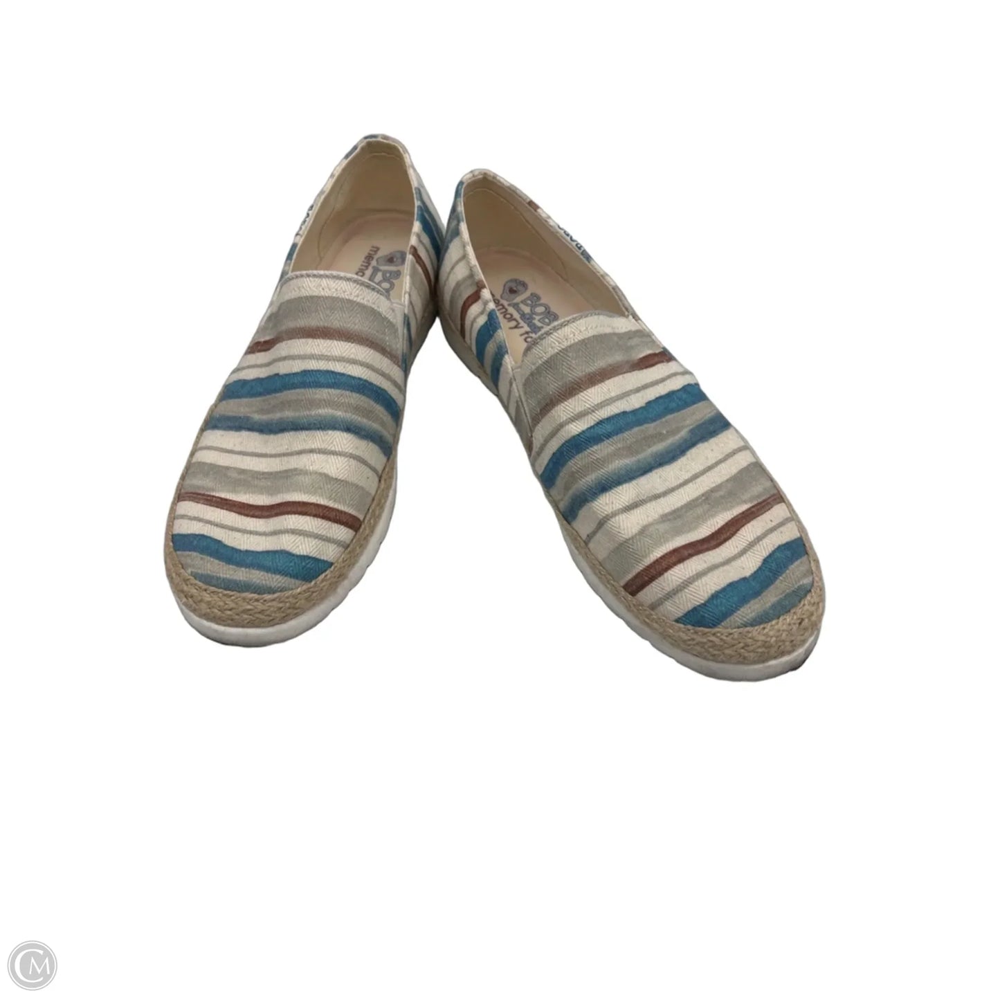 Shoes Flats By Bobs In Striped Pattern, Size: 8.5