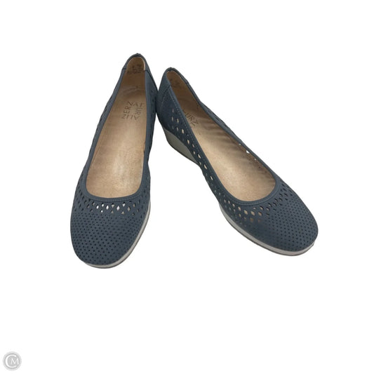 Shoes Heels Wedge By Naturalizer In Blue, Size: 8
