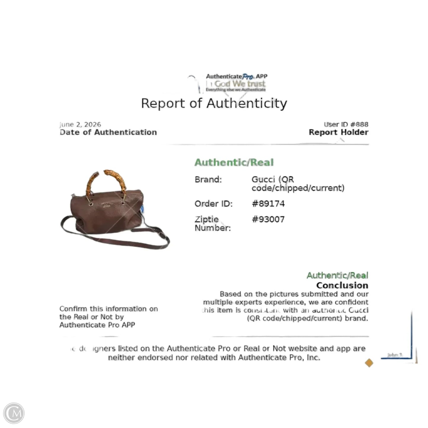 Handbag Luxury Designer By Gucci, Size: Medium