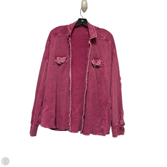 Top Long Sleeve By Free People In Purple, Size: M