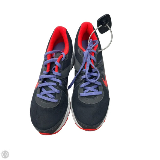 Shoes Athletic By Nike In Grey & Orange, Size: 8.5