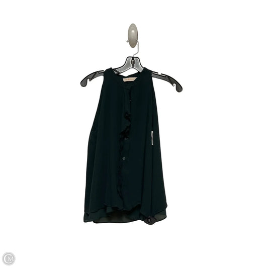 Top Sleeveless Designer By Tory Burch In Green, Size: M