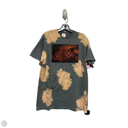 Top Short Sleeve By Disney Store In Tie Dye Print, Size: M