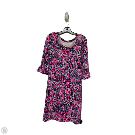 Dress Designer By Lilly Pulitzer In Blue & Pink, Size: M