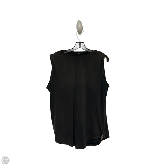 Athletic Tank Top By Lululemon In Black, Size: L
