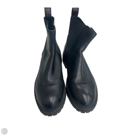 Boots Ankle Flats By Steve Madden In Black, Size: 9