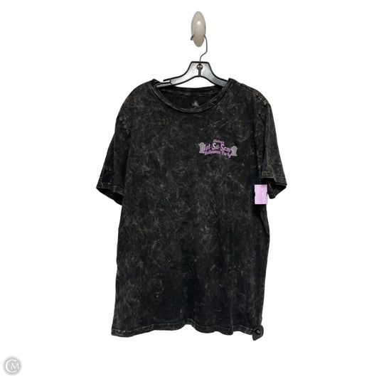 Top Short Sleeve By Disney Store In Black, Size: M