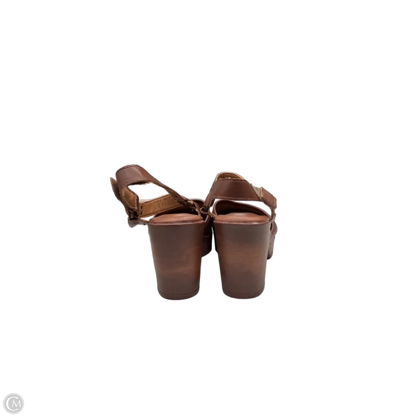 Shoes Heels Block By Boc In Brown, Size: 7