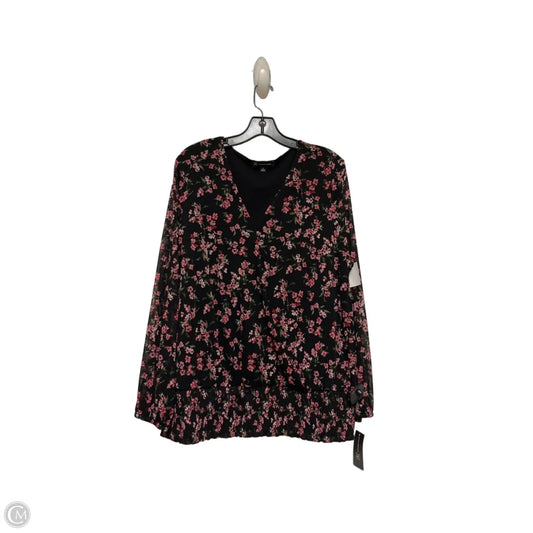 Top Long Sleeve By Inc In Floral Print, Size: Xl