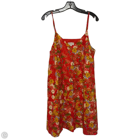 Dress Casual Short By Loft In Floral Print, Size: M