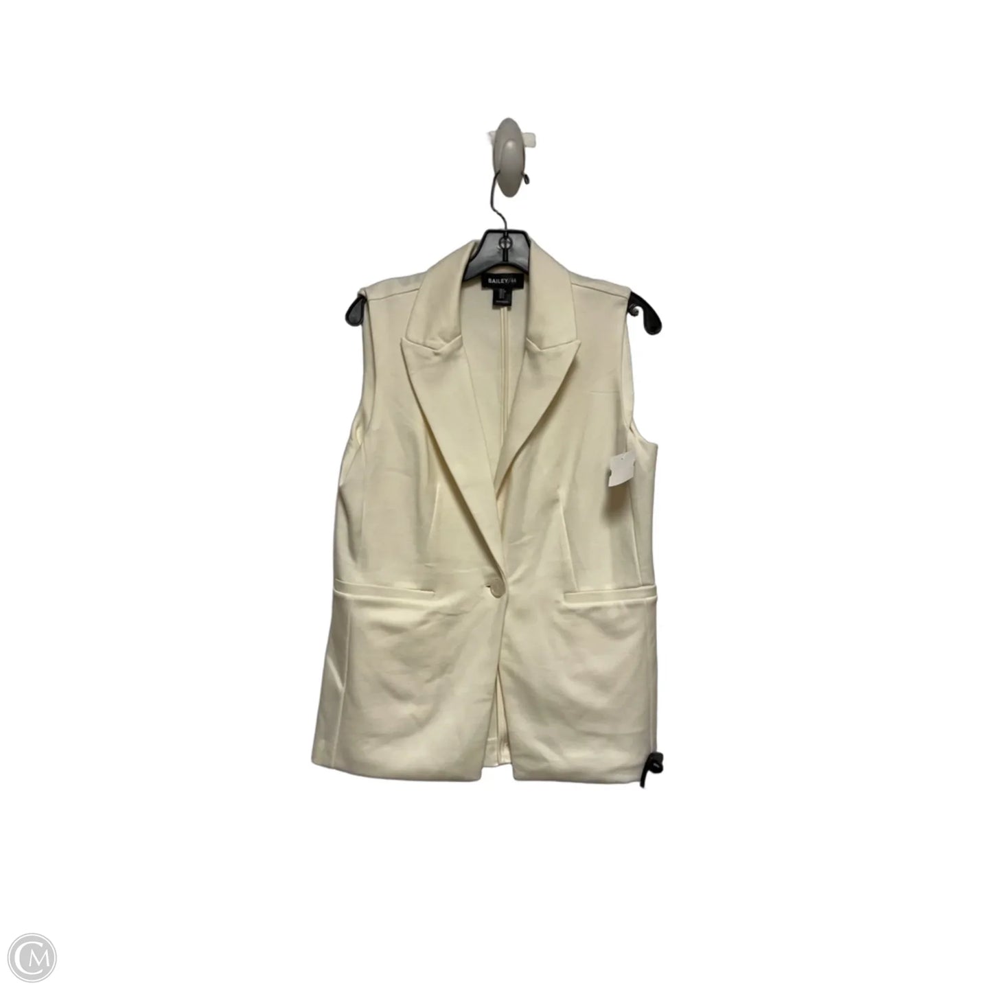 Vest Other By Bailey 44 In Cream, Size: S
