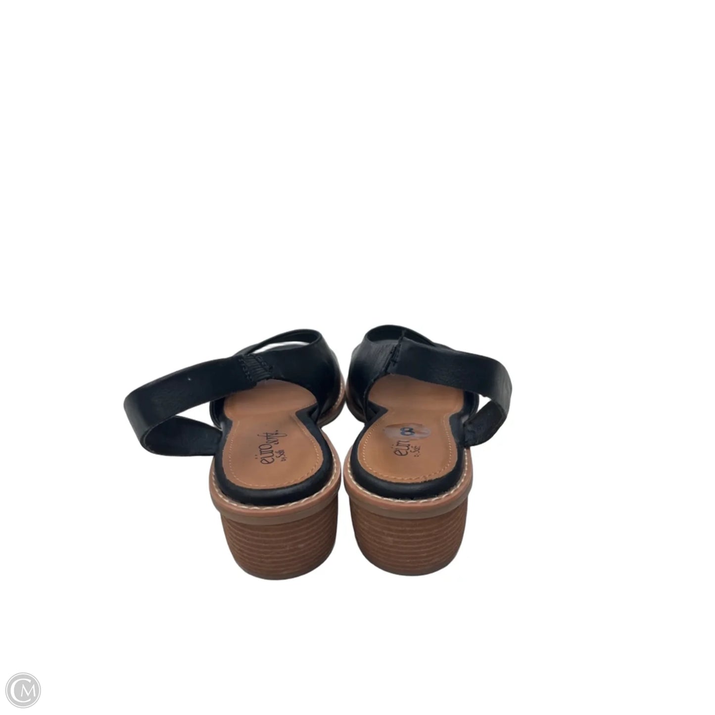 Sandals Heels Block By Sofft In Black, Size: 8