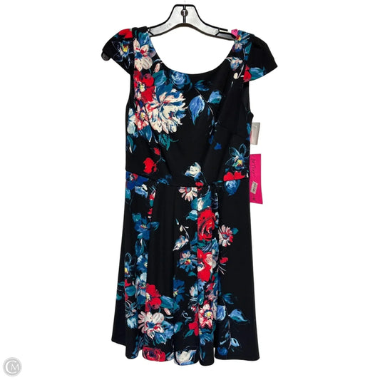 Dress Casual Short By Betsey Johnson In Floral Print, Size: S