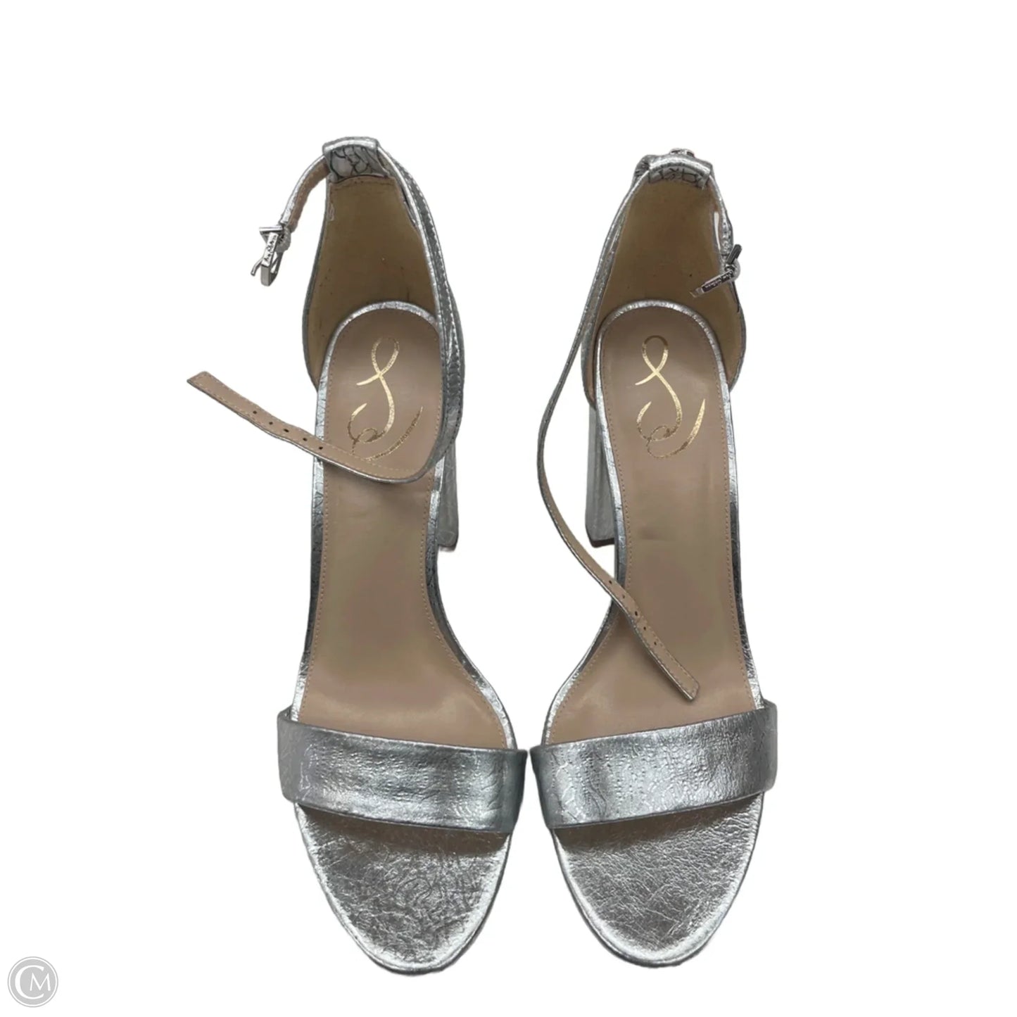 Shoes Heels Block By Sam Edelman In Silver, Size: 10.5