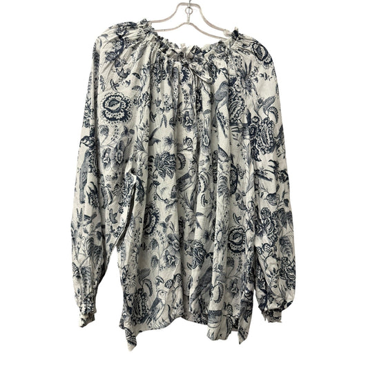 Top Ls By Jane And Delancey In Blue, Size:3X