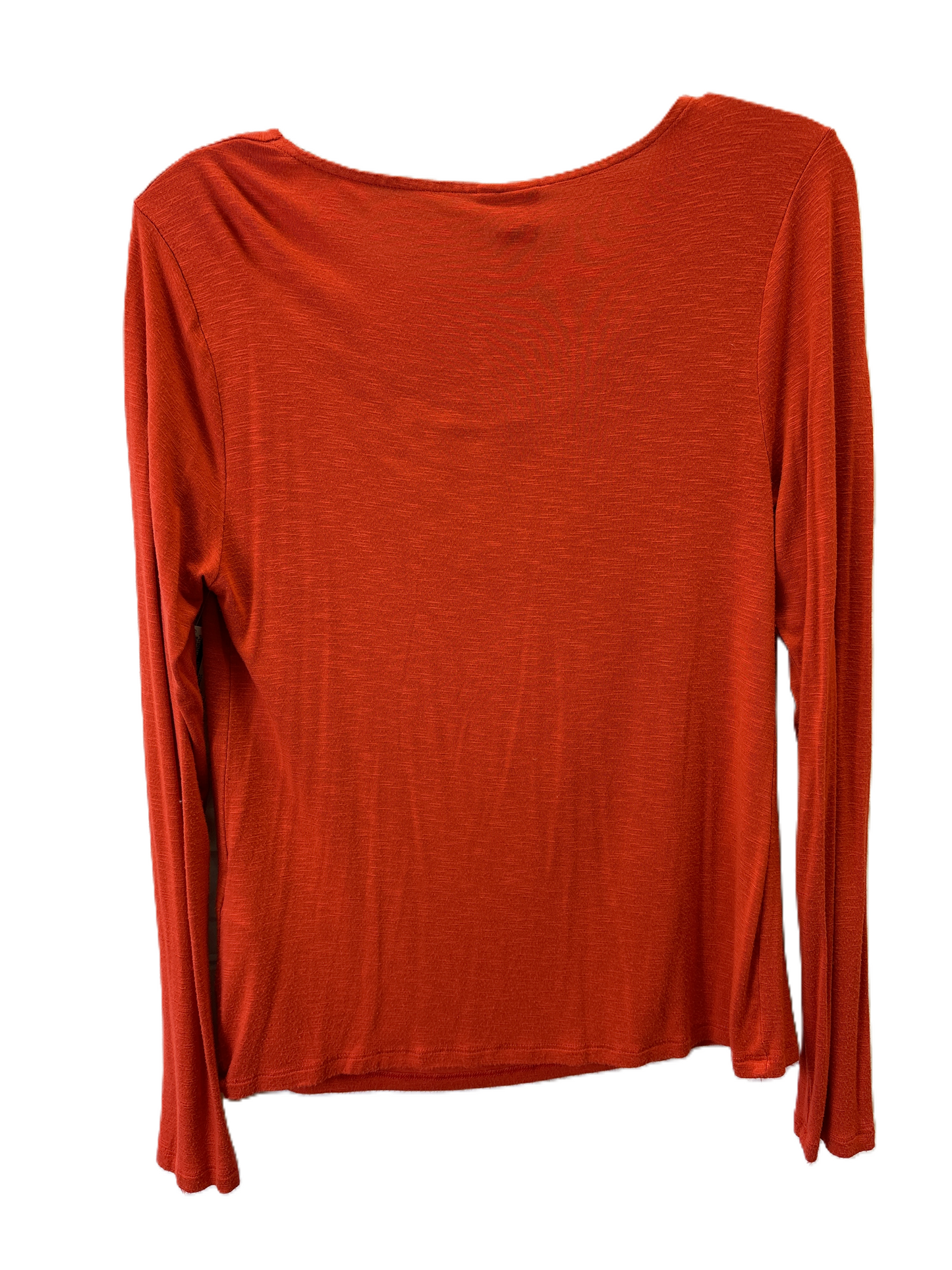 Top Long Sleeve Basic By Dolan Left Coast In Orange, Size: Xs