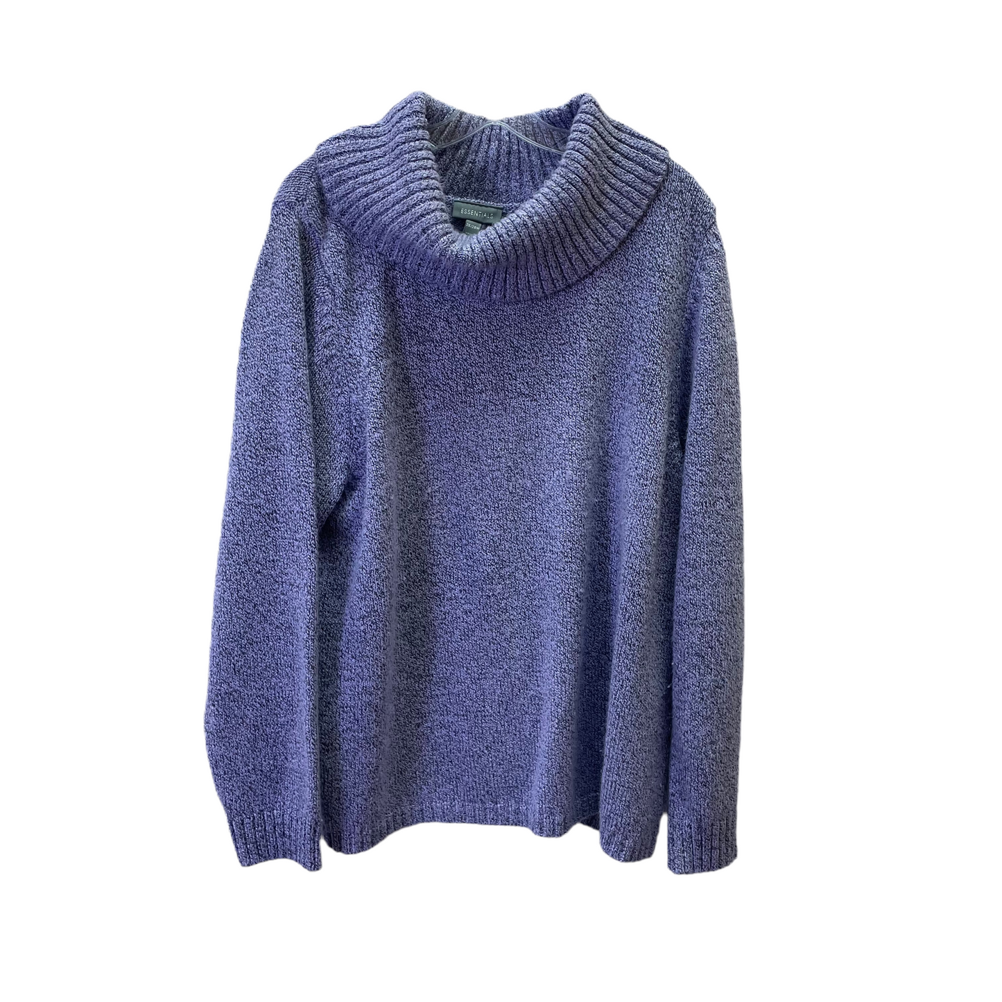 Purple Sweater By Essentials, Size: 3x