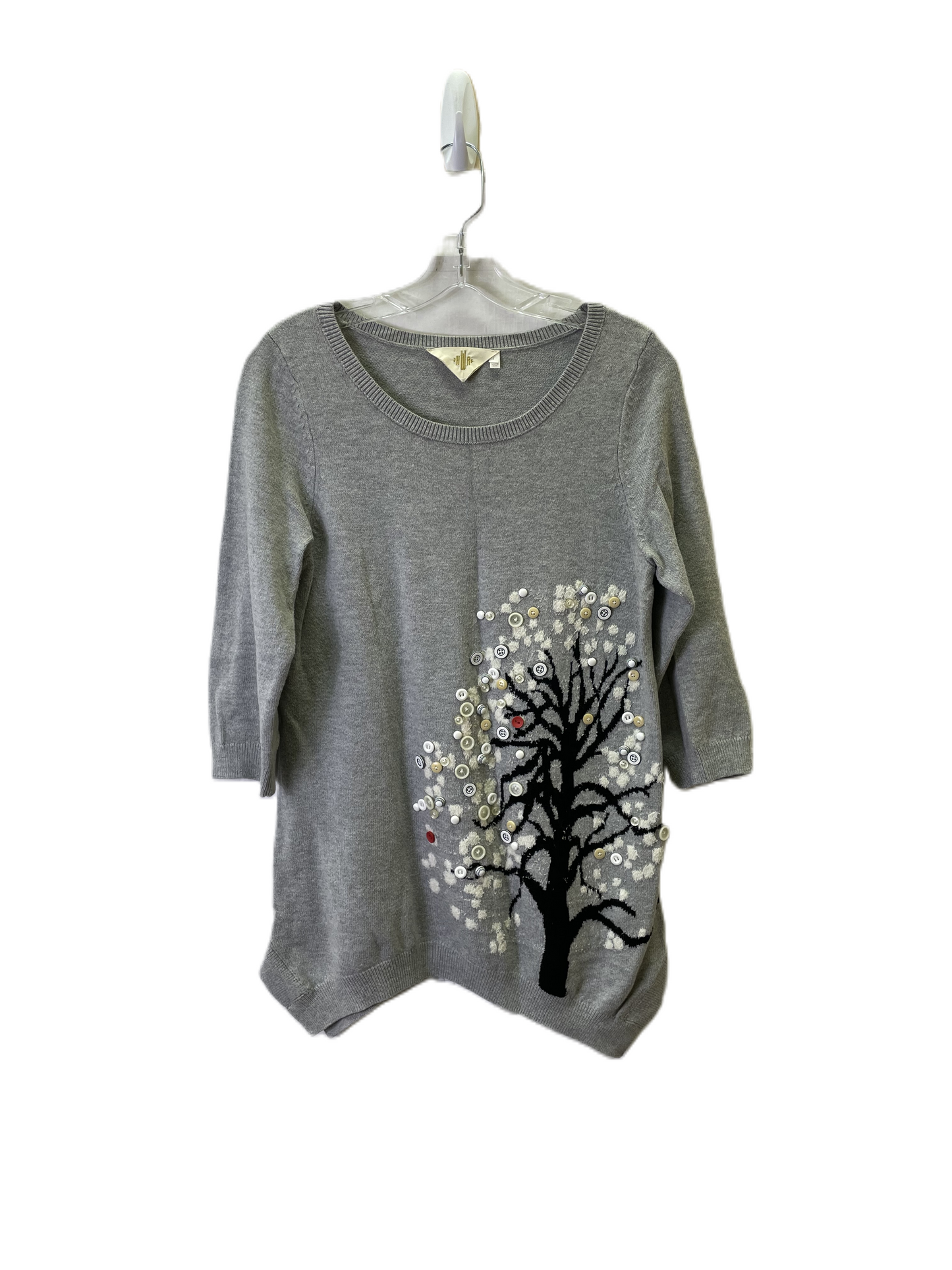 Sweater By Anthropologie In Grey, Size: S