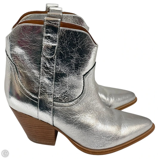 Boots Western By Marc Fisher In Silver, Size: 10