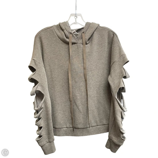 Sweatshirt Hoodie By Alo In Taupe, Size: S
