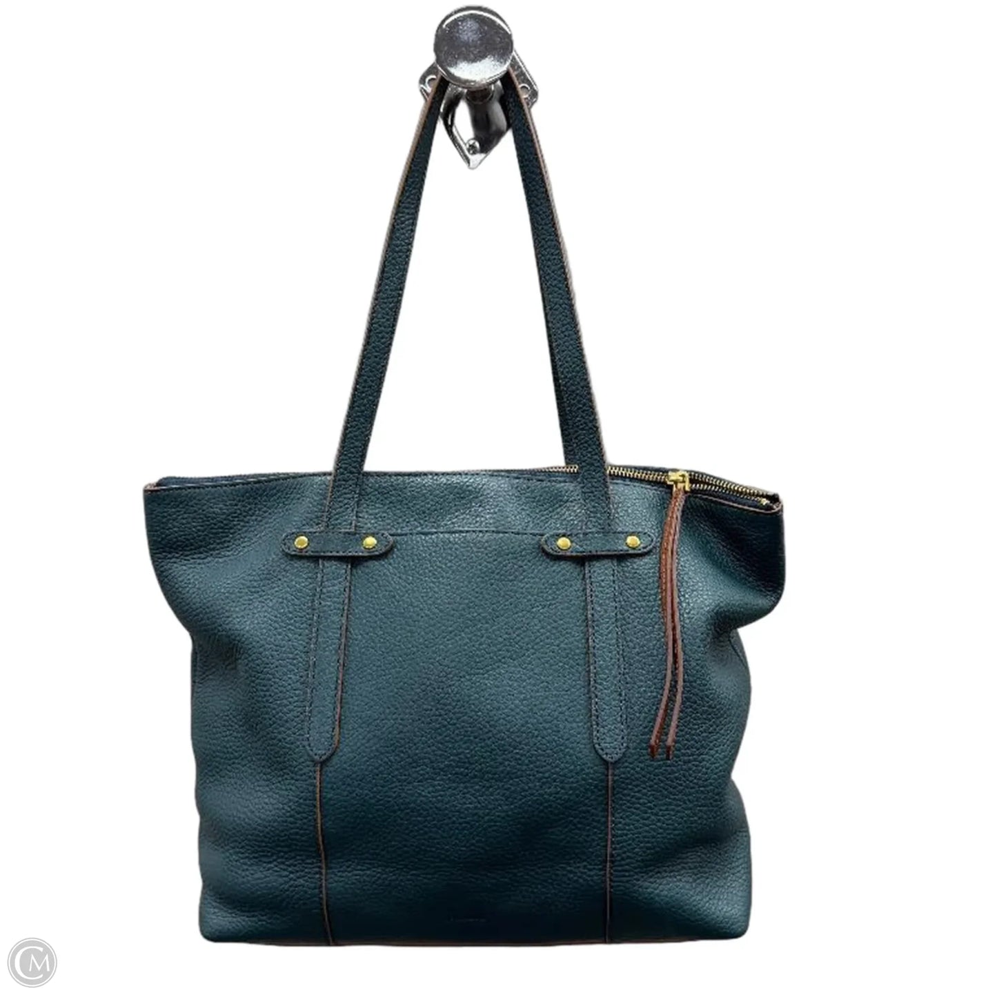 Handbag Leather By Fossil, Size: Large