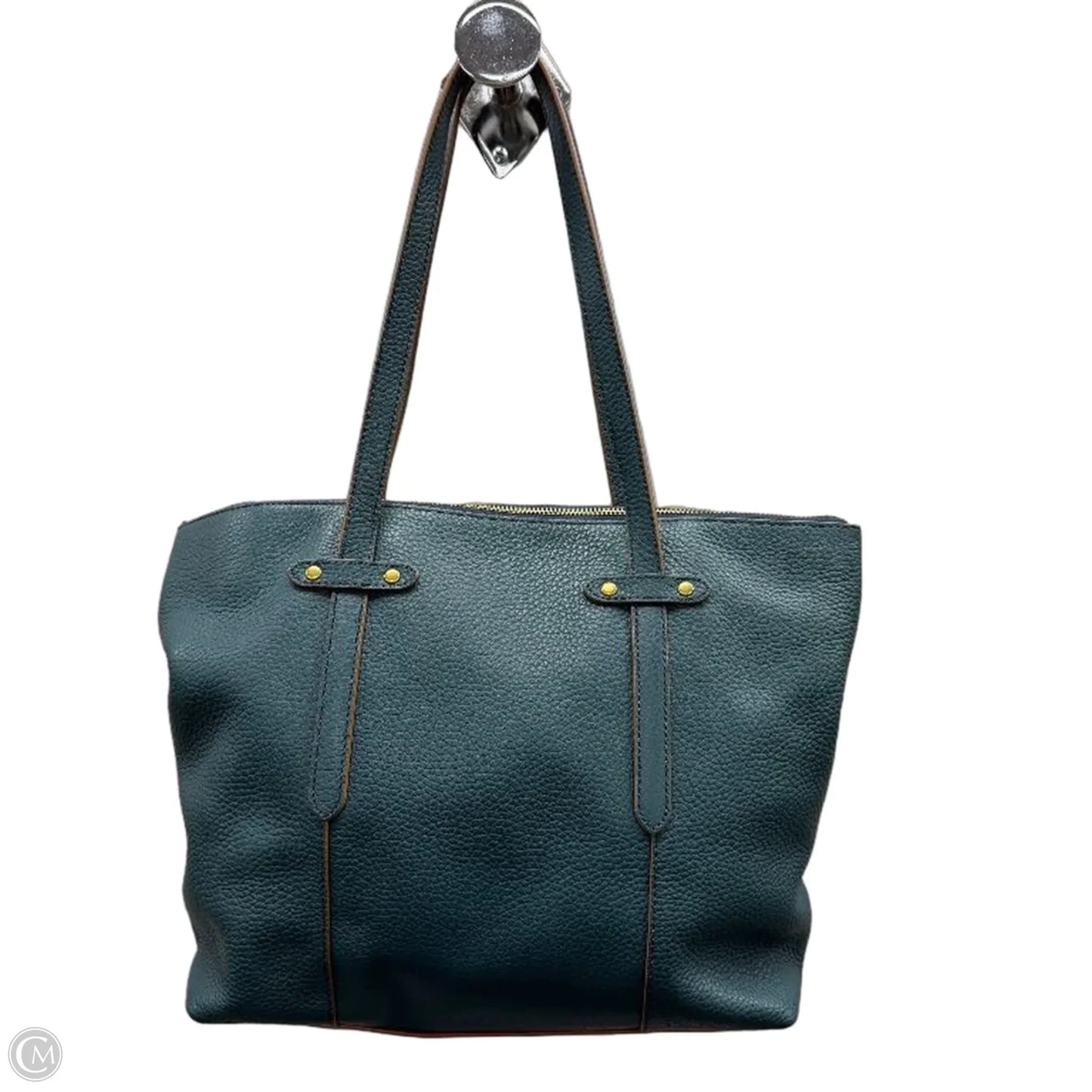 Handbag Leather By Fossil, Size: Large