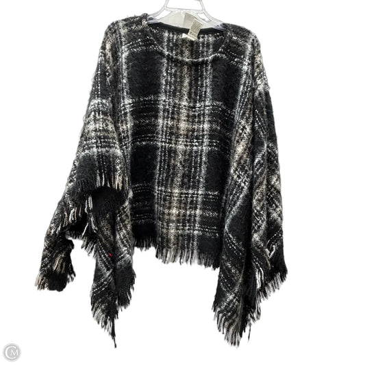 Poncho By Orvis In Black & White, Size: Osfm