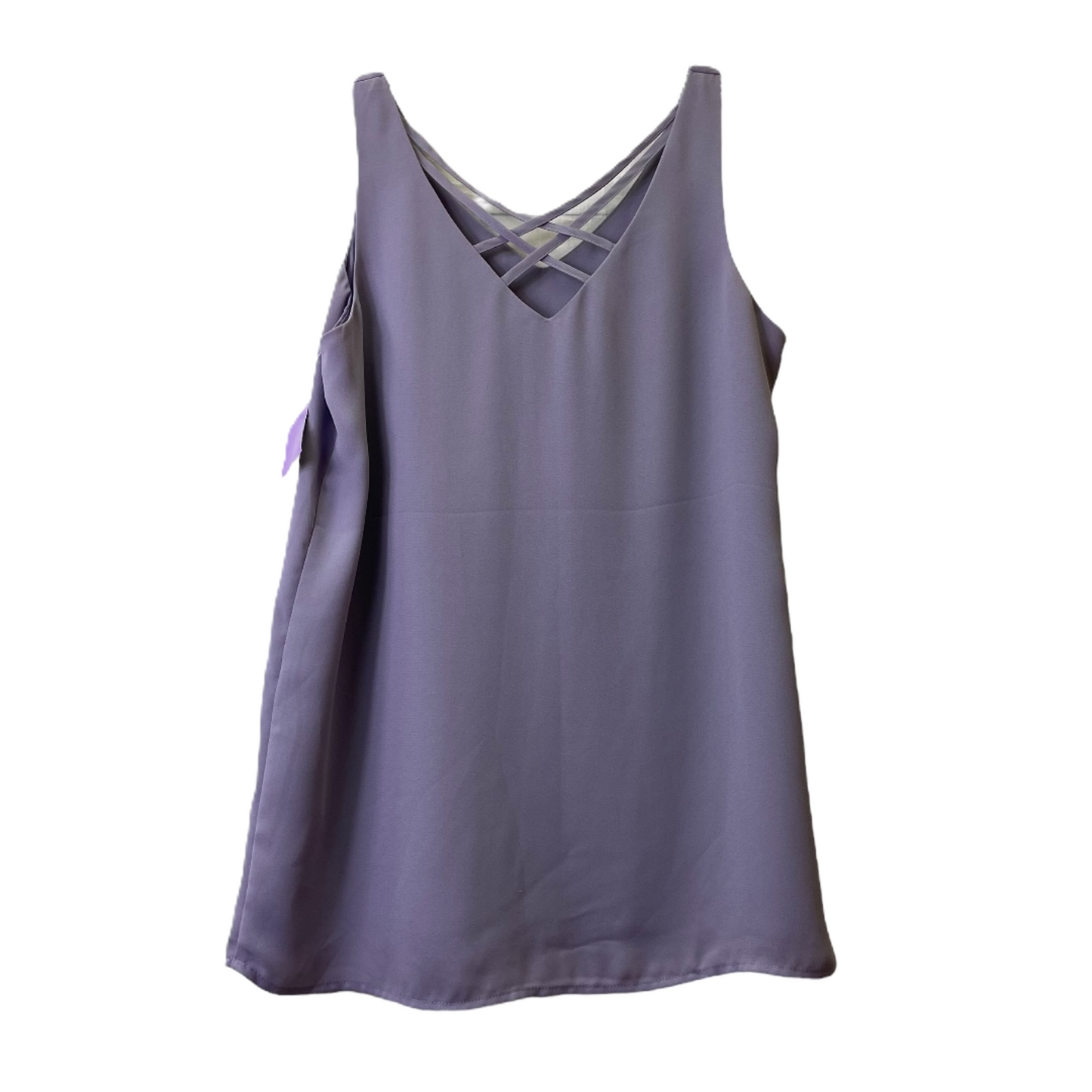 Purple Top Sleeveless Basic By Maurices, Size: Xs