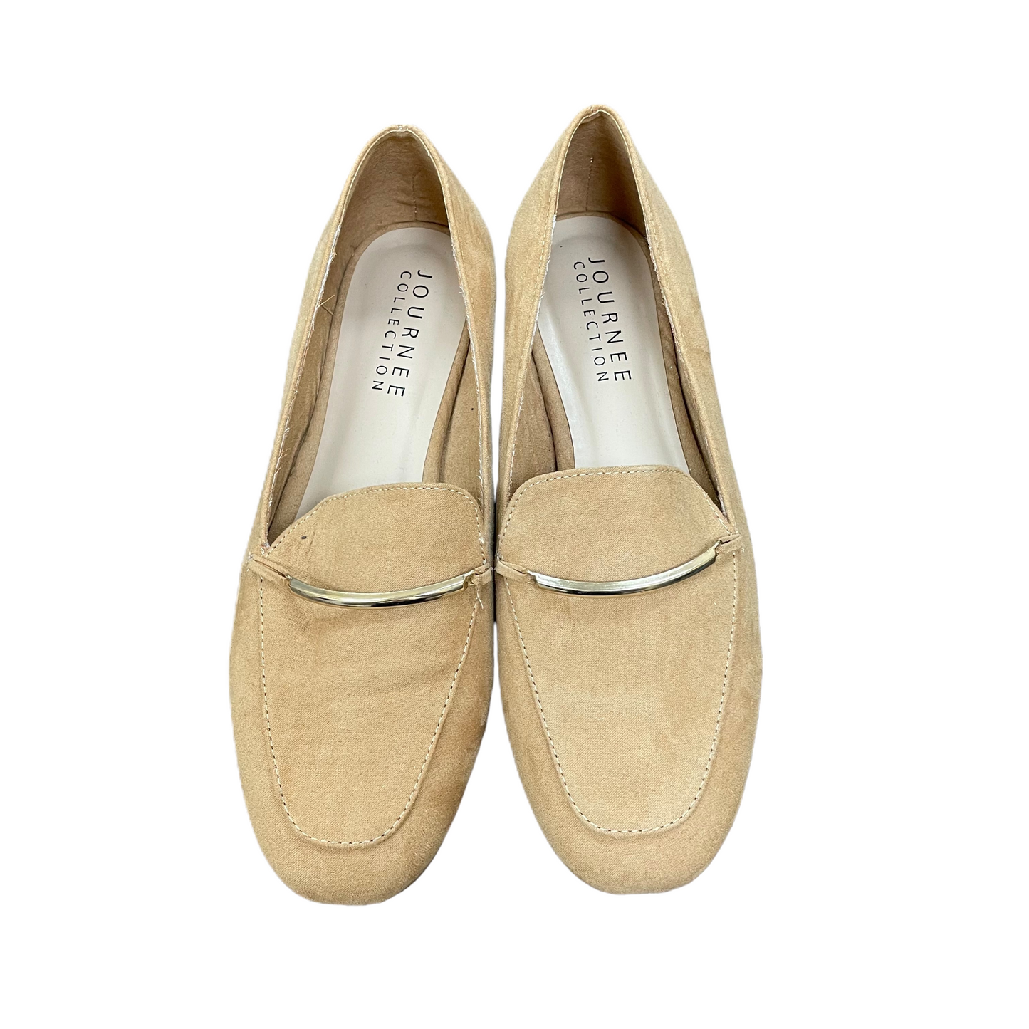 Tan Shoes Flats By Journey, Size: 10
