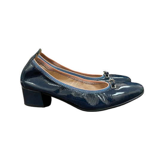 Blue Shoes Heels Block By by Hispanitas, Size: 7.5