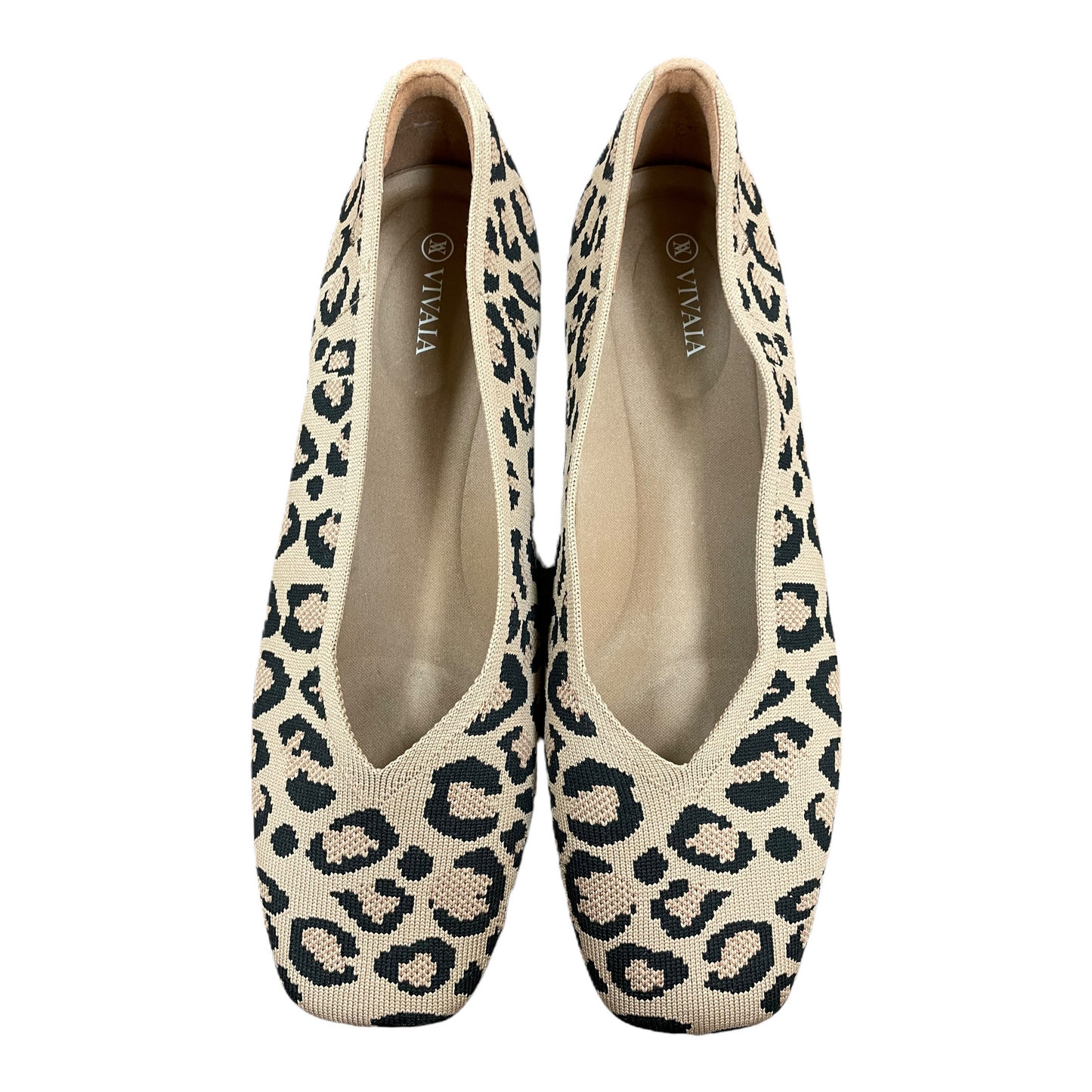 Animal Print Shoes Flats By Vivaia Size: 11