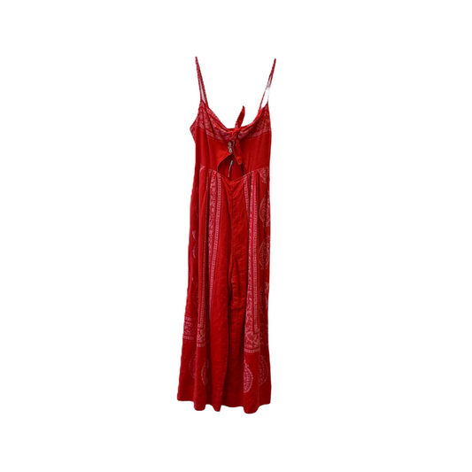 Red Jumpsuit By Free People, Size: S