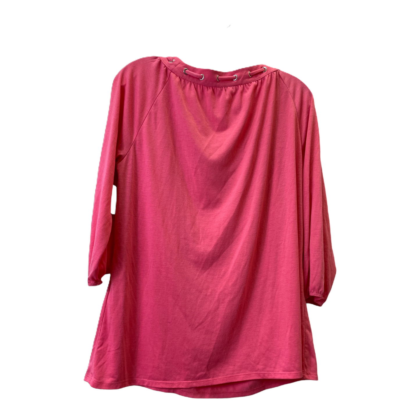 Pink Top 3/4 Sleeve By New York And Co, Size: M