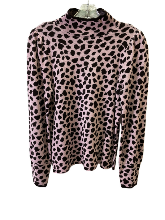 Sweater By Ann Taylor In Animal Print, Size: M