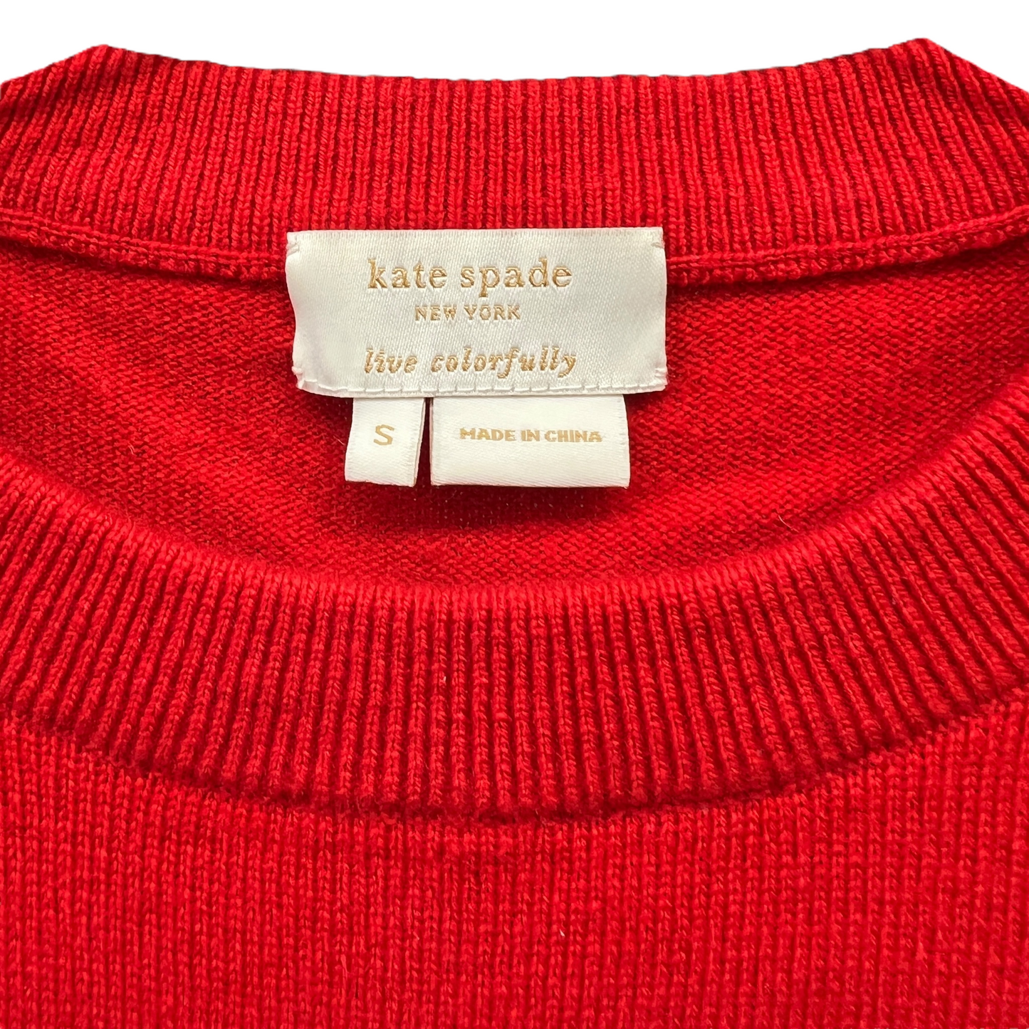 Sweater By Kate Spade In Red, Size: S