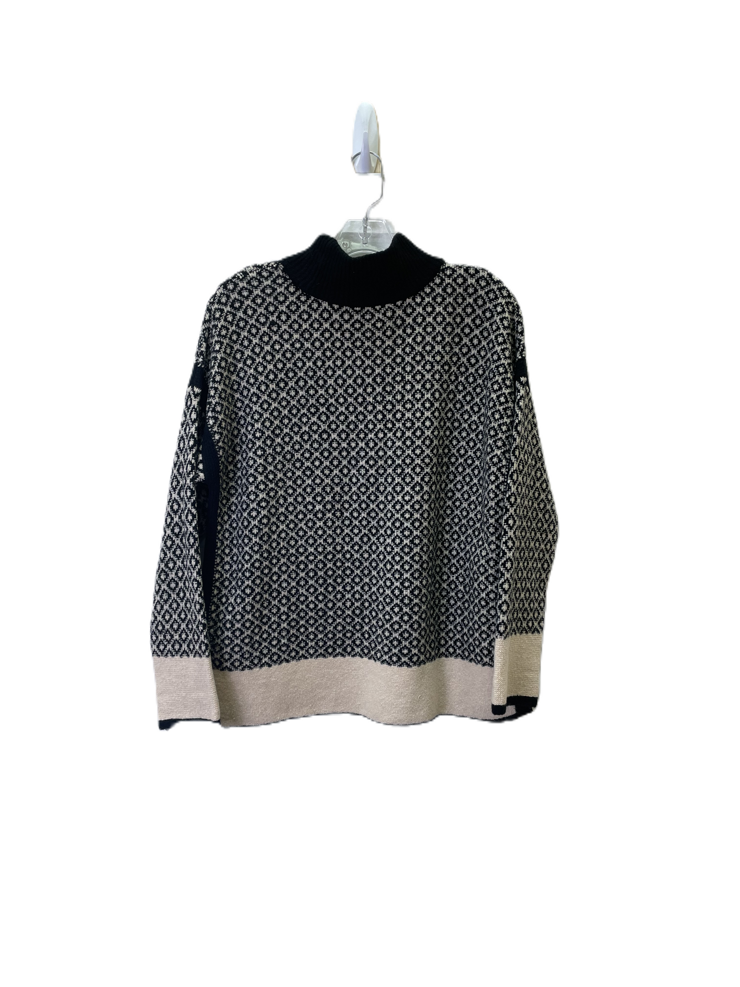 Sweater By J. Jill In Black & Cream, Size: M