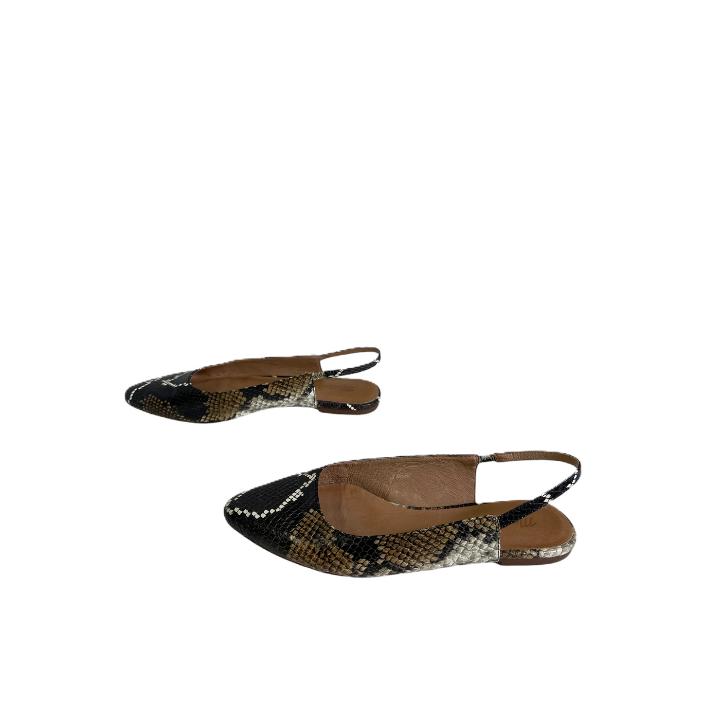 Shoes Flats By Madewell In Animal Print, Size: 7.5