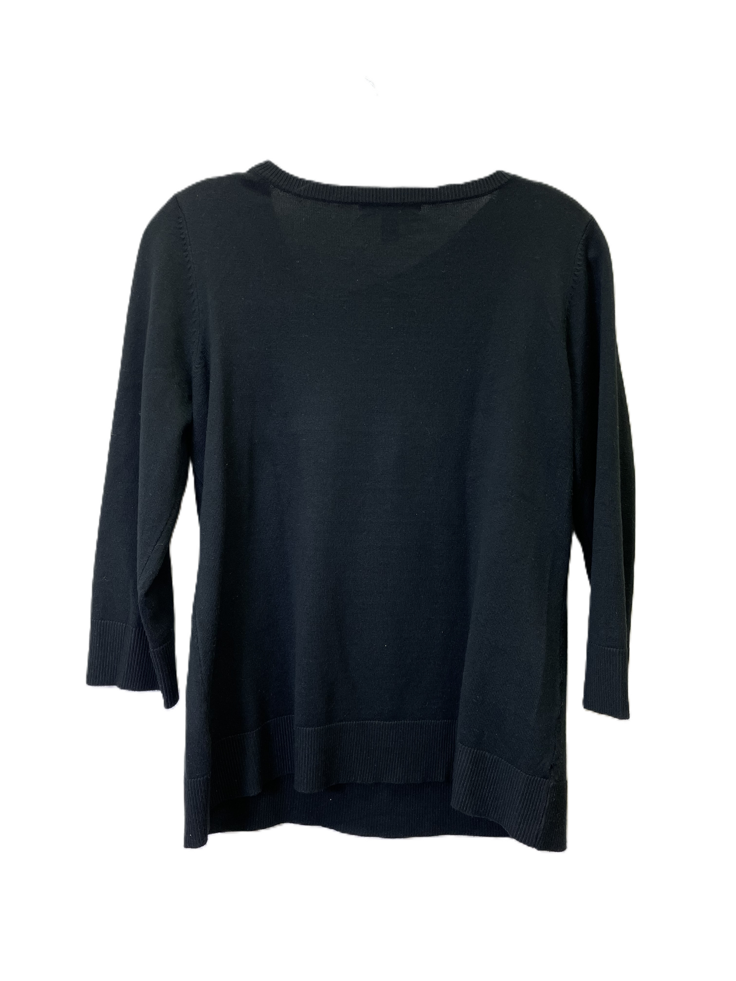 Sweater By Cable And Gauge In Black, Size: M