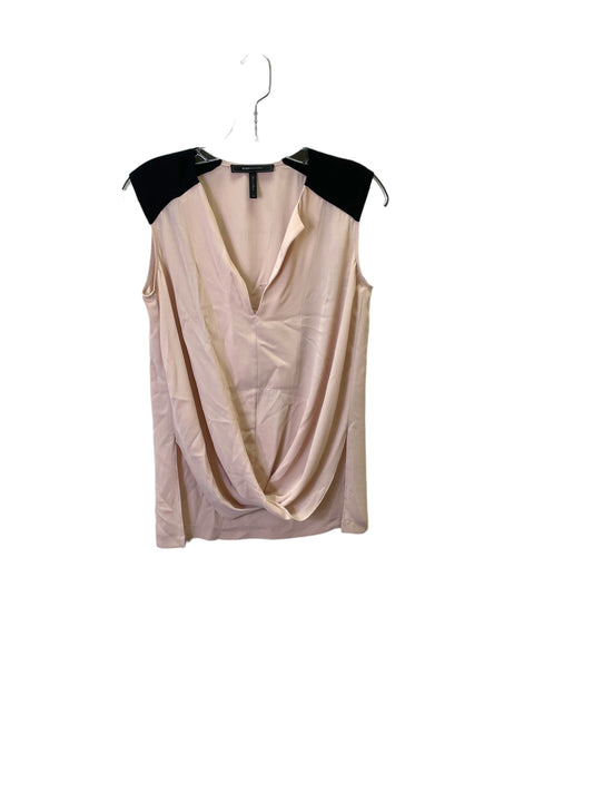 Cream Top Sleeveless By Bcbgmaxazria, Size: Xs