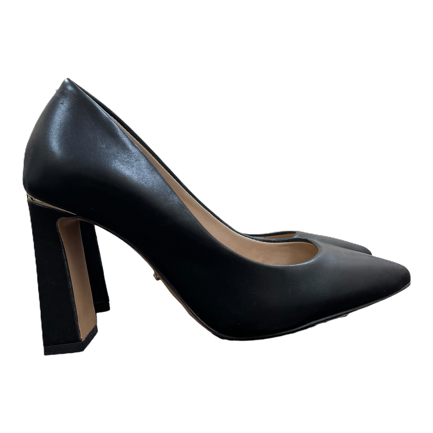 Black Shoes Heels Block By Aldo, Size: 6.5