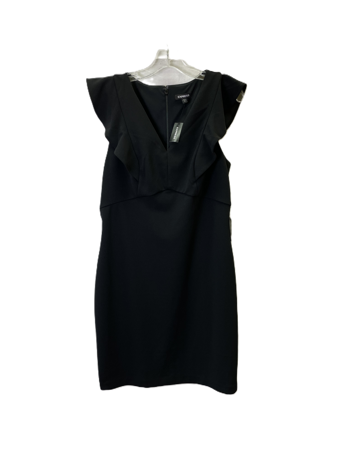 Dress Work By Express In Black, Size: L