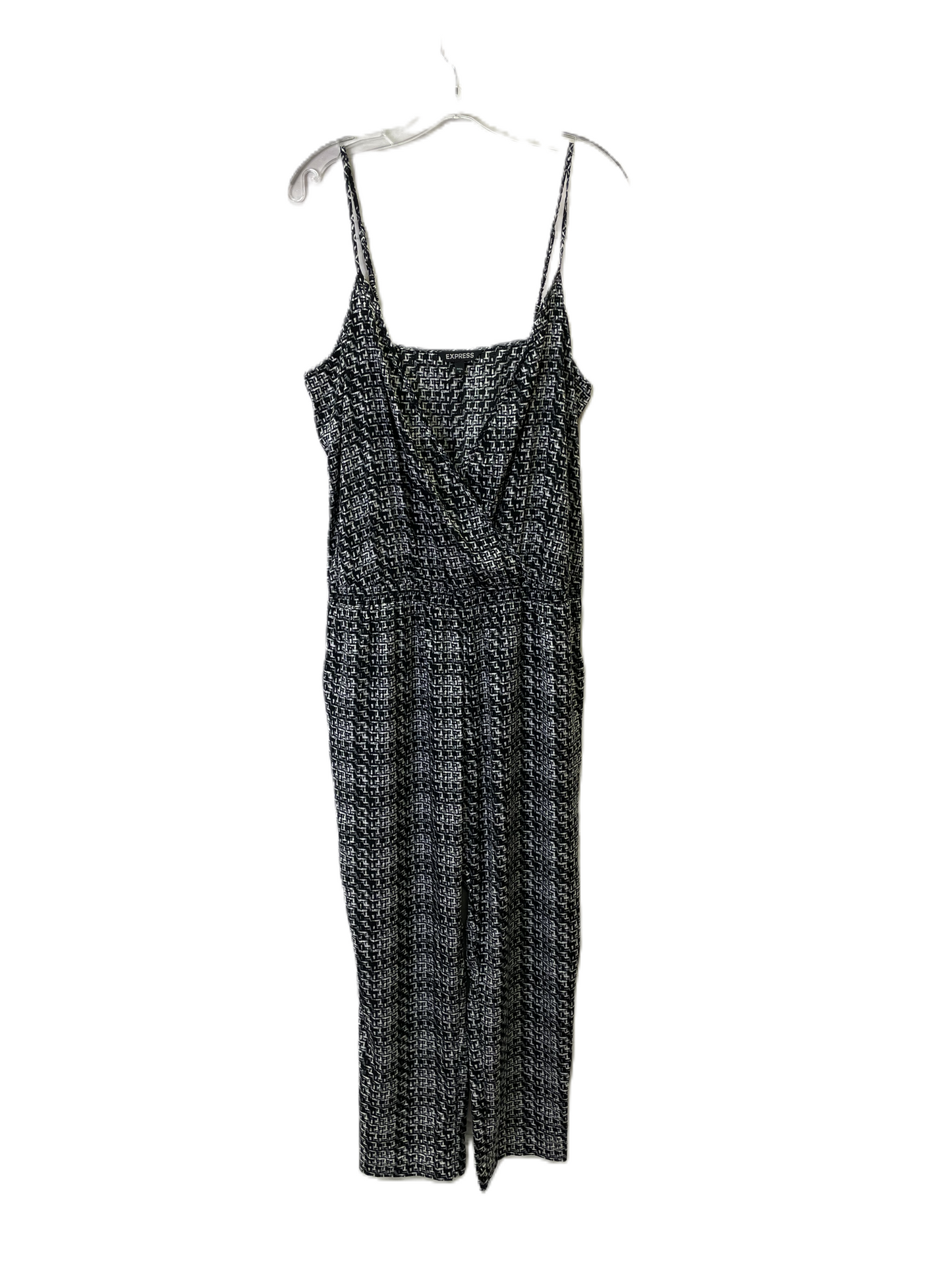 Jumpsuit By Express In Black & White, Size: L