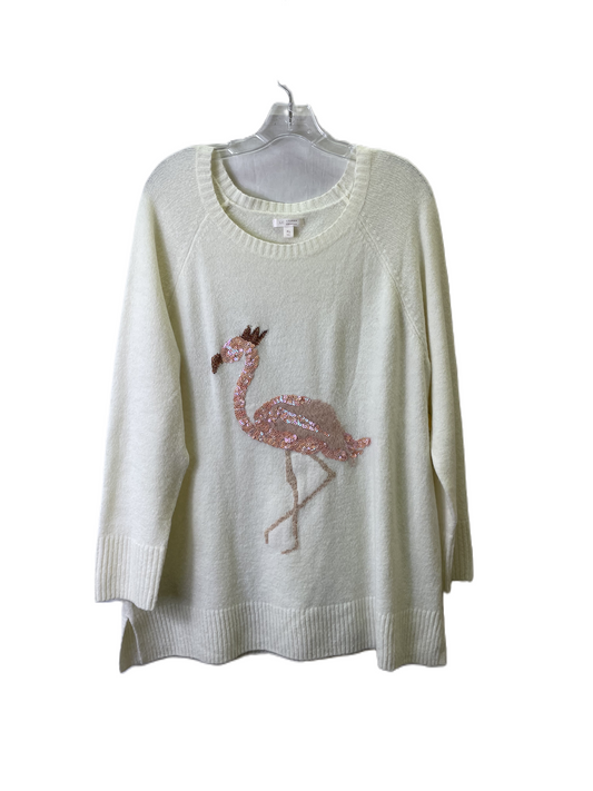 Sweater By Lc Lauren Conrad In Ivory, Size: Xl